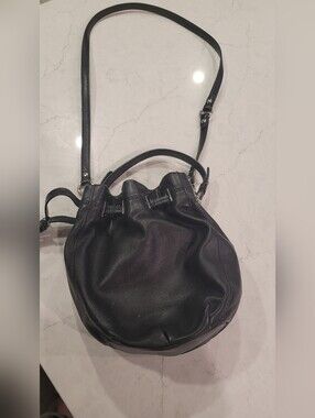 Vintage Coach Leather Bucket Bag
